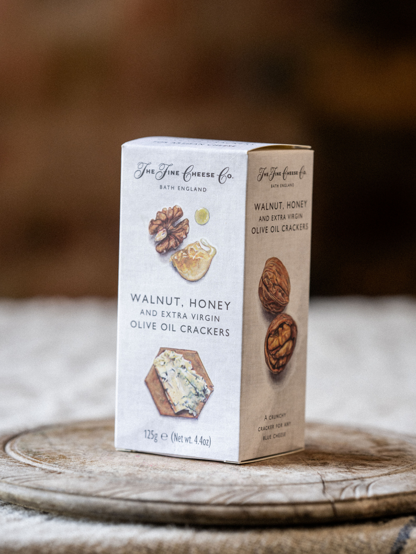 Fine Cheese Co Walnut, Honey & Extra Virgin Olive Oil Crackers