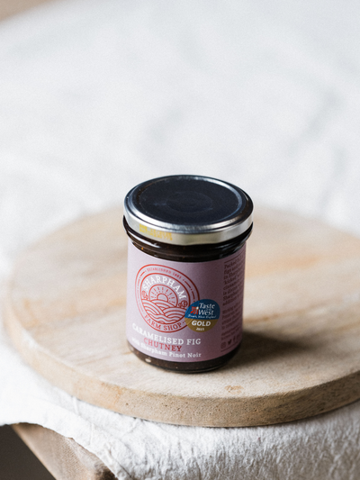 Caramelised Fig & Sharpham Pinot Noir Chutney